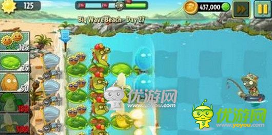 噗噗鱼藤2025年新功能解析：植物大战僵尸2中的水域战术核心