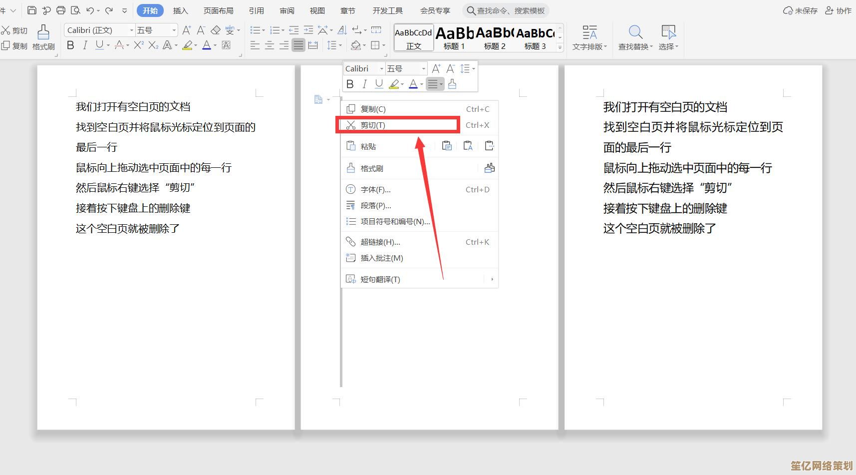 Word文档空白页删除步骤详解与实用技巧 Word文档空白页删除步骤详解与实用技巧