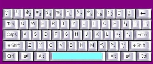 分享笔记本电脑键盘全键位大图，助你快速熟悉字母排布