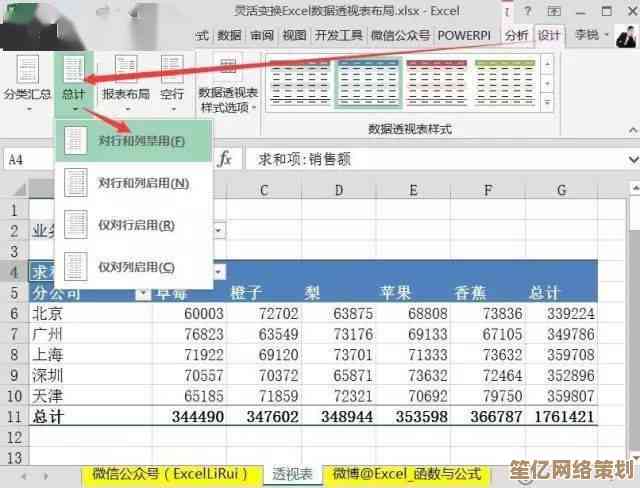 Excel数据透视表详细教程：从入门到精通的实用指南