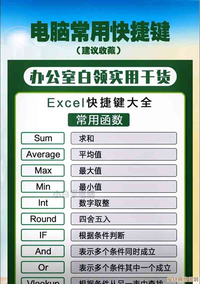 电脑快捷键完全手册：提升工作效率的核心方法解析