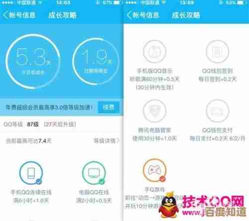 QQ等级提升攻略：详解快速升级步骤与技巧