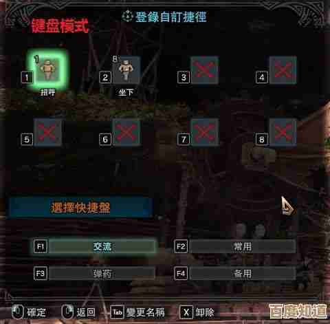 怪物猎人键位混乱，按哪个键能停住动作？我还没弄明白