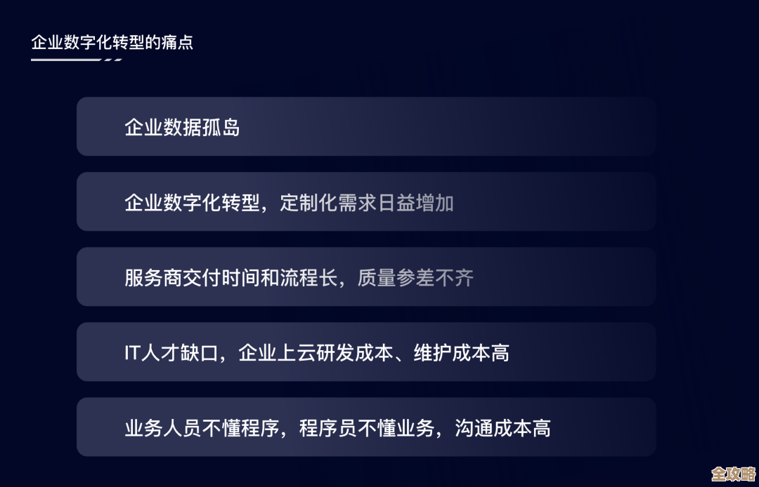企业用无代码工具其实就是想快人一步，省事又能灵活应对市场变化，竞争自然就有优势了