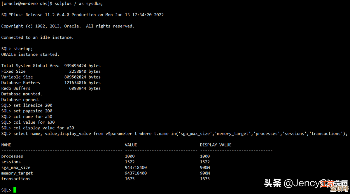 Oracle里那些初始参数到底怎么影响当前用户操作，实操讲解来看看