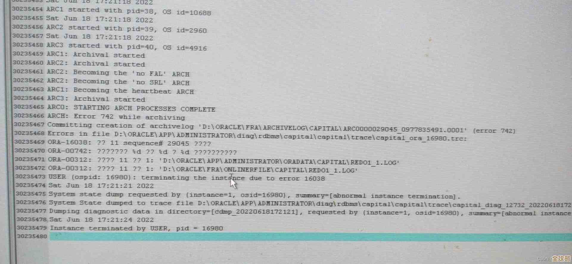 ORA-02738报错写入字节数不对，Oracle故障远程帮忙修复方案分享