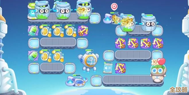 保卫萝卜4太空穿越60关不太规整的过关流程和临场小技巧