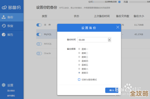 数据库备份时间改了，安全性好像更稳了，数据保护也跟着加强了