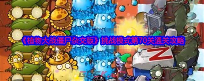 植物大战僵尸杂交版挑战模式第70关通关攻略，阵容懒人版和几招不太严谨的技巧