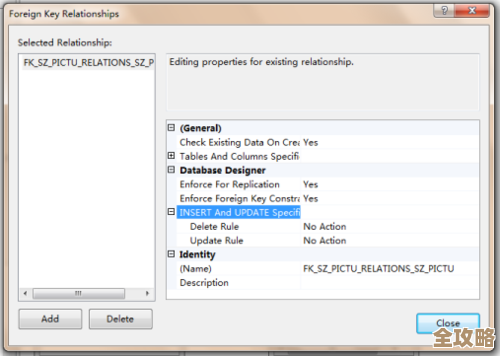 SQLServer里怎么搞那个级联删除，步骤和注意点大概说说