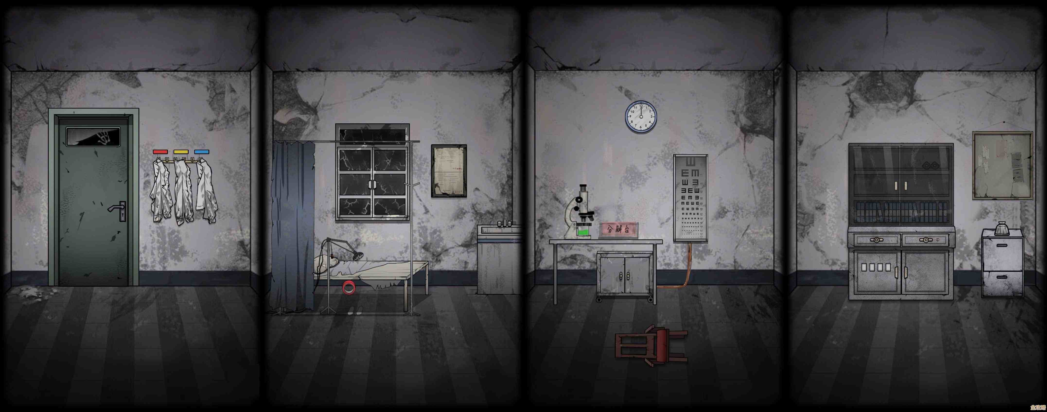 山村老屋2废弃医院转动眼睛方法,顺序我记得不全但有窍门 山村老屋2废弃医院转动眼睛方法,顺序我记得不全但有窍门