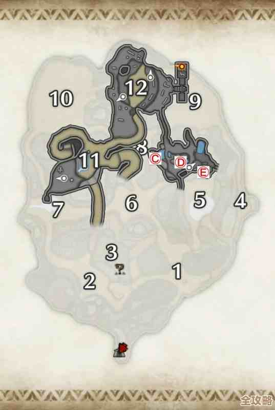 怪物猎人护石炼金点怎么找，地图标记明明看不懂
