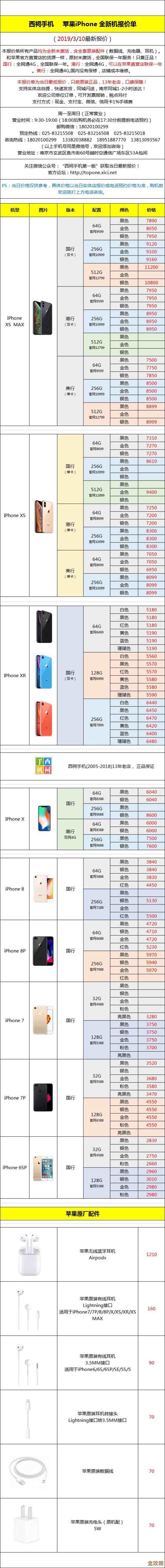 苹果手机价格全收录：最新型号及市场报价详细指南