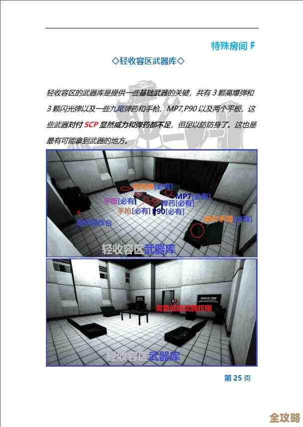 SCP秘密实验室地图全方位摸索笔记，路线道具都写哪儿了