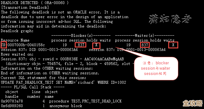 怎么一步步把Oracle里卡住的死锁进程给关了，操作细节讲清楚点