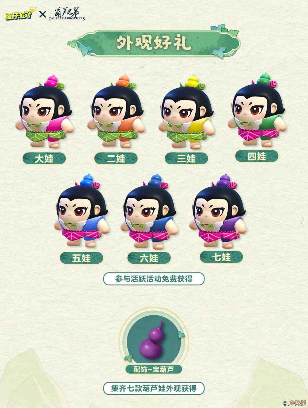 葫芦兄弟跨进蛋仔派对，活动玩法乱入小技巧和隐藏彩蛋