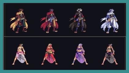 DNF夏日套外观介绍，几套图穿搭参考，颜色配得有点怪但也好看