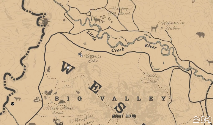 大镖客草莓镇的熊地图到底藏哪儿啊，我找了半天