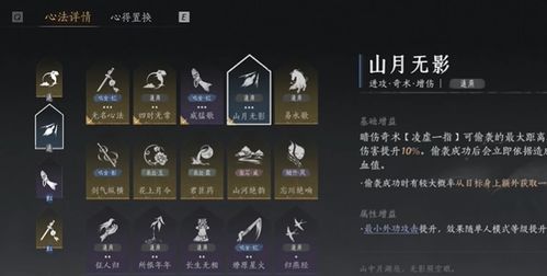 燕云十六声里山月无影怎么弄到…实用获得方法和小窍门