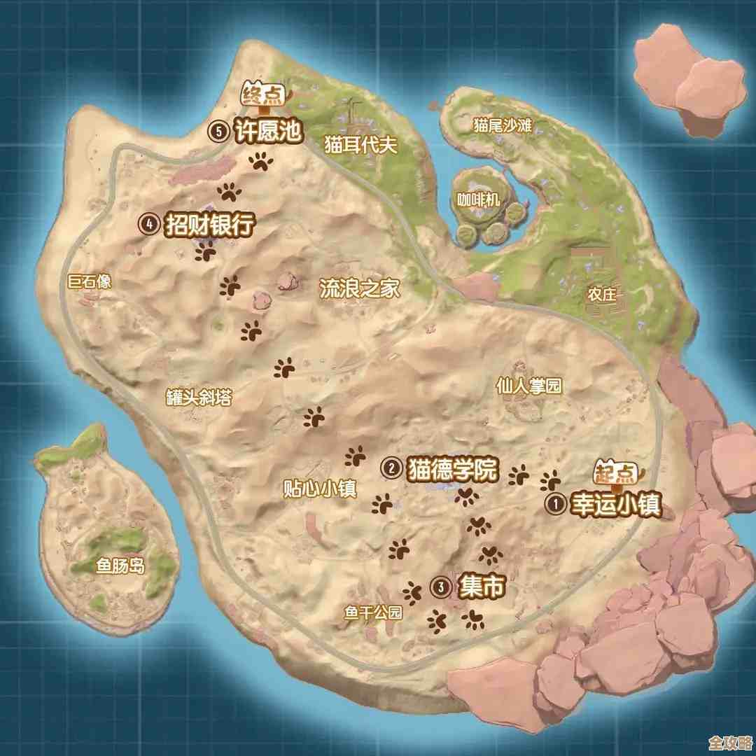 香肠派对喵沙岛沙漠地图摸索笔记：刷装备点位和躲车术