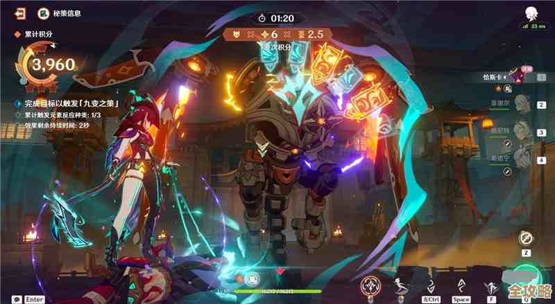 原神灯下演武第4关攻略…这阵容我勉强过，碎碎念技巧和坑